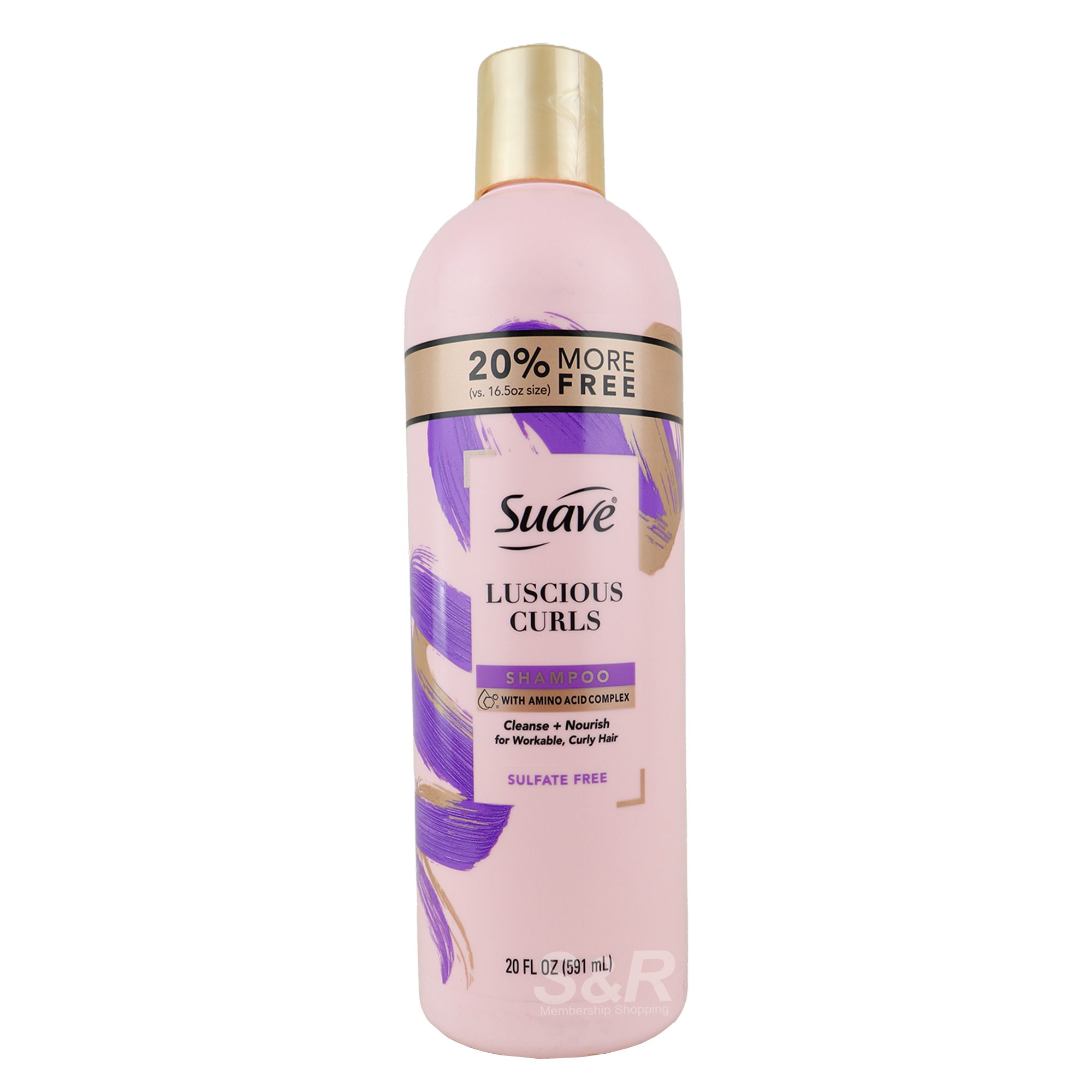 Suave Luscious Curls Shampoo 591mL